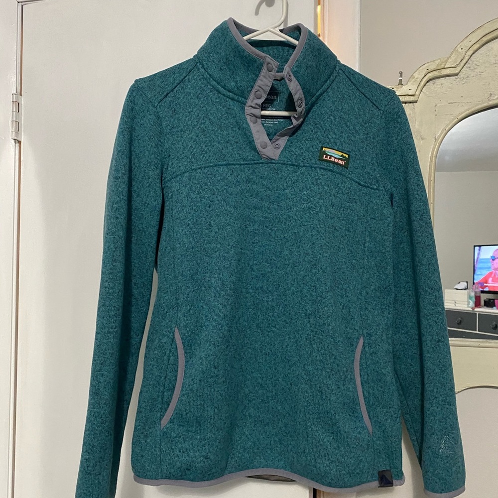 LLBean W’s Sweater Fleece Pullover